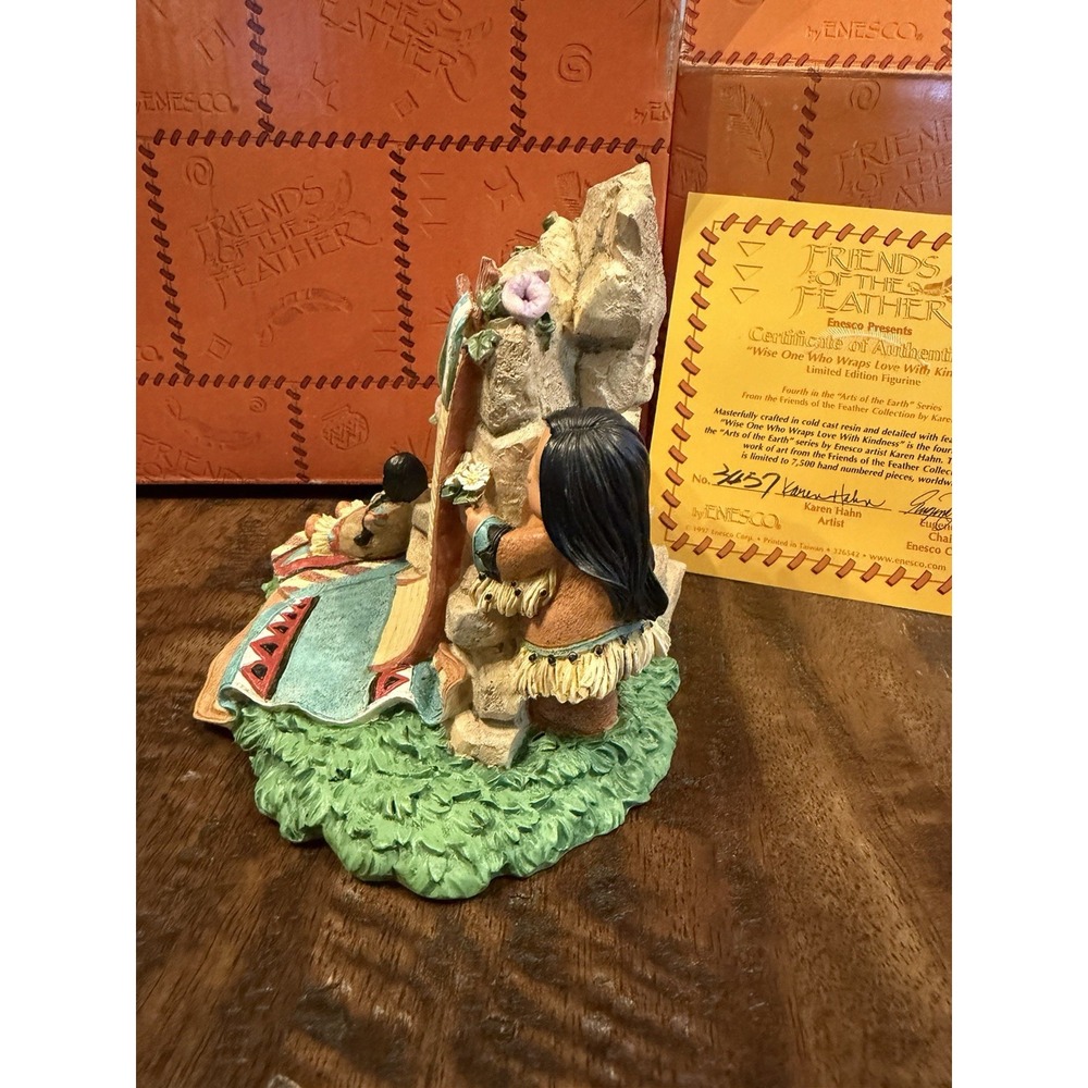 Friends of the Feather Wise One Wraps Love Kindness 3457/7500 COA - Picture 3 of 8